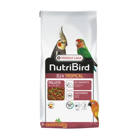 VERSELE-LAGA Nutribird G14 Tropical 10kg 1 VERSELE-LAGA Nutribird G14 Tropical 10kg